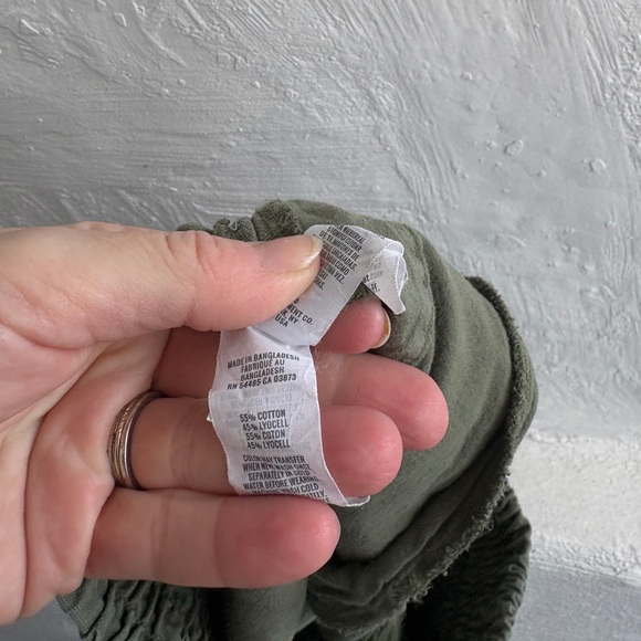 Aerie Babewatch High Waist Pull On Olive Women's Shorts - Picture 7 of 9